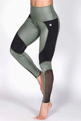 Protokolo Earth-Toned Green Leggings 2940