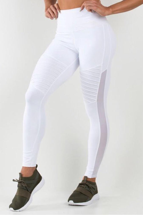 RYDERWEAR White Apex Tights