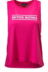 Better Bodies Hot Pink Deep Cut Tank Top