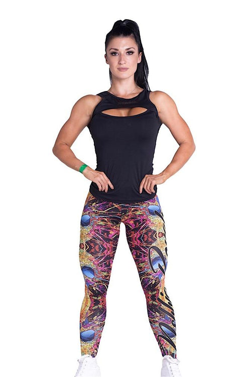 NEBBIA Black Cut-Off Fitness Top 268
