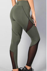 Equilibrium Army Green Leggings L787