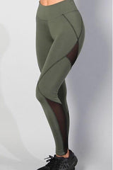 Equilibrium Army Green Leggings L787
