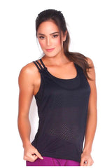 Protokolo Black Mesh Top 4045