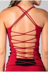 Equilibrium Burgundy Long Top LT113