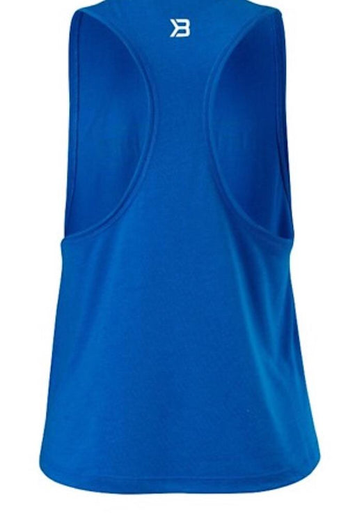 Better Bodies Strong Blue Deep Cut Tank Top