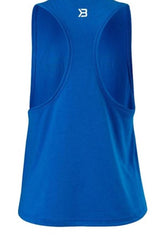 Better Bodies Strong Blue Deep Cut Tank Top