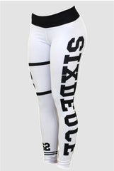 Six Deuce Jersey White Fitness Leggings