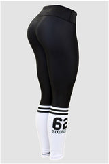 Six Deuce Sox Black/White Fitness Leggings