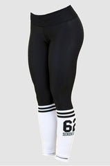 Six Deuce Sox Black/White Fitness Leggings