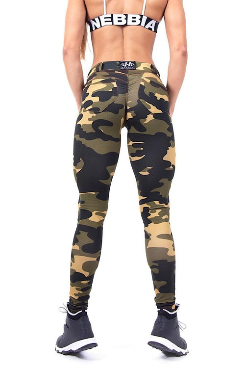 NEBBIA Bubble Butt Camo Pants 252