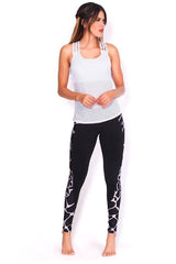 Protokolo White Mesh Top 4045