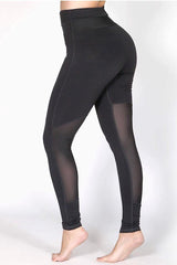Protokolo High-Waisted Black Leggings 2941