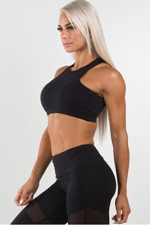 RYDERWEAR Black Siren Crop Top