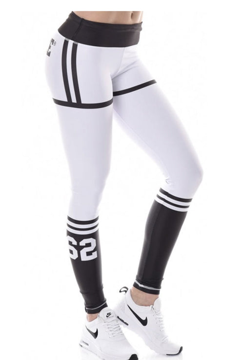 Six Deuce Mesh-Tech X-Fit (White) Fitness Leggings