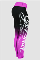 Six Deuce Pink Two-Toned Fitness Leggings