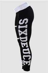 Six Deuce Jersey Black Fitness Leggings