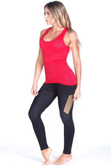 Protokolo High-Waisted Black Gold Leggings 2972
