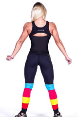 NEBBIA Black Cut-Off Fitness Top 268