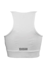 Better Bodies White Chelsea Halter Top