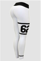 Six Deuce Jersey White Fitness Leggings