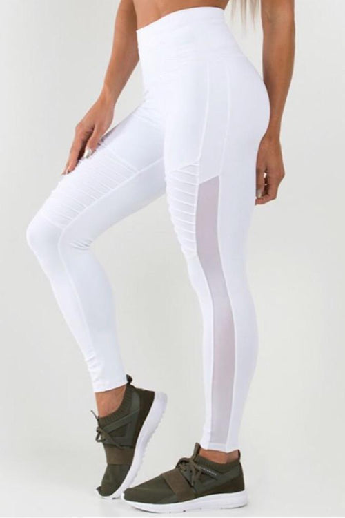 RYDERWEAR White Apex Tights