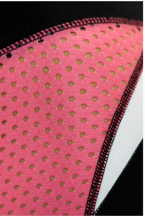 Six Deuce Mesh-Tech Pink Beat Mode Fitness Leggings