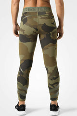 Better Bodies Dark Green Camo Chelsea Tights