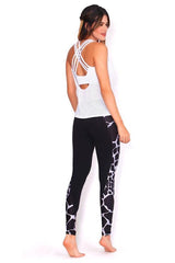 Protokolo White Mesh Top 4045