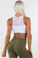 RYDERWEAR White Siren Crop Top