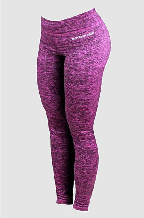 Six Deuce Pink Rough Melange Fitness Leggings